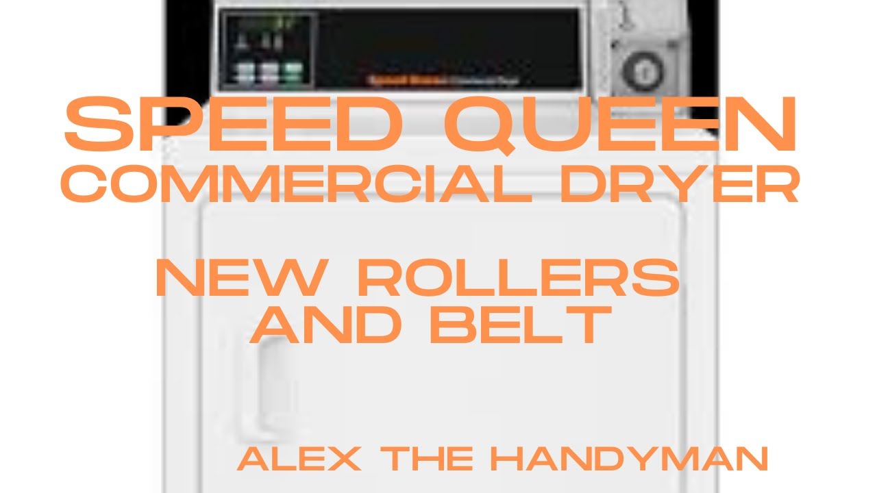 Новые ролики и ремень для коммерческой сушилки Speed ​​Queen