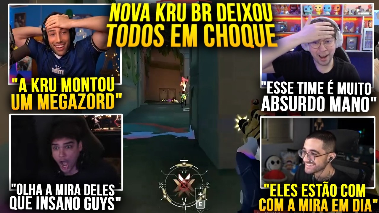 TODOS FORAM A LOUCURA COM AS JOGADAS INSANAS DA NOVA KRU! ELES V&Atilde;O PARA O CHAMPIONS?