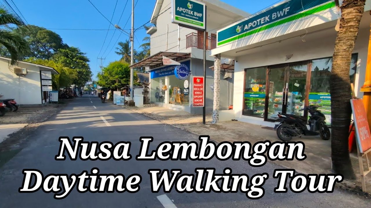 Walking Tour of Nusa Lembongan – Shops, Cafés & Bars Behind the Beach!