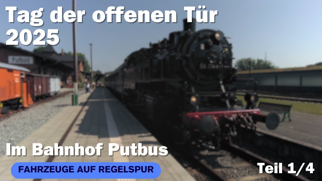 Tag der offenen Tür im Bahnhof Putbus | Fahrzeuge auf Regelspur