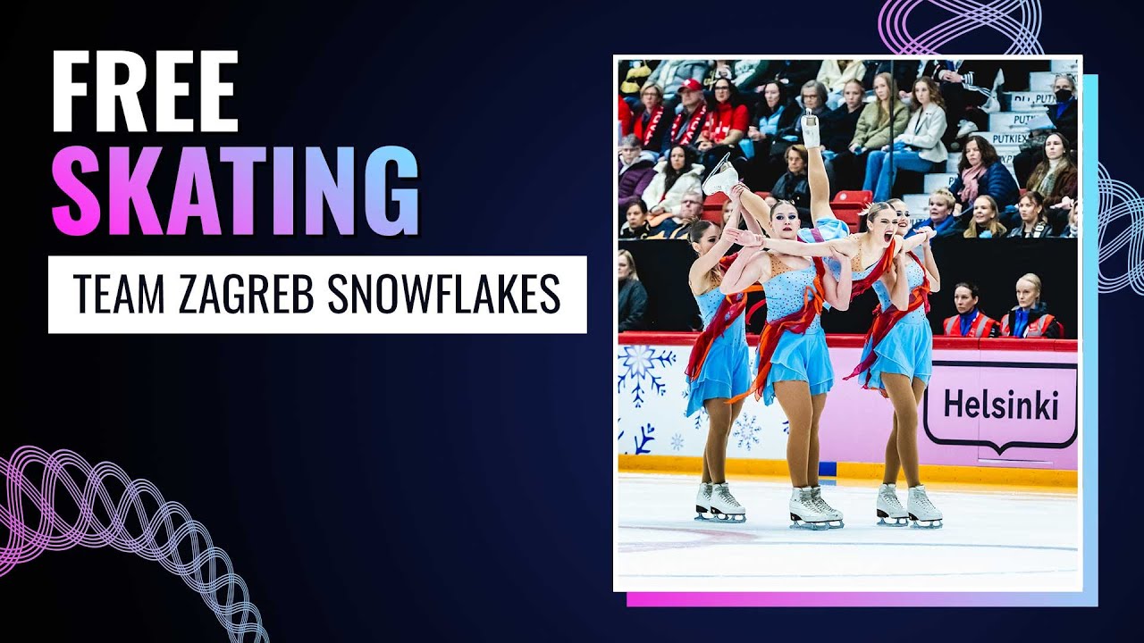 TEAM ZAGREB SNOWFLAKES (CRO) | Free Skating Helsinki 2025 | #WorldSynchro