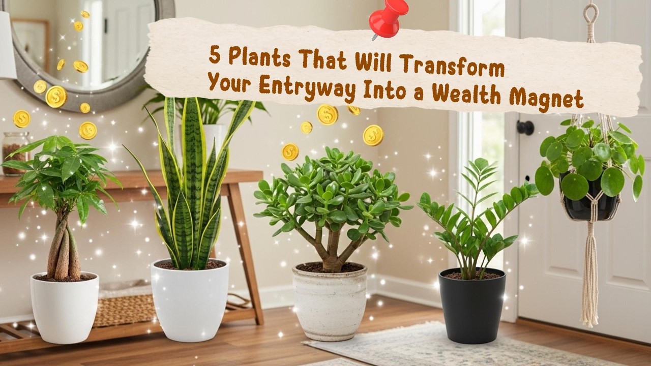 5 Plants That Will Transform Your Entryway Into a Wealth Magnet 🌿💰