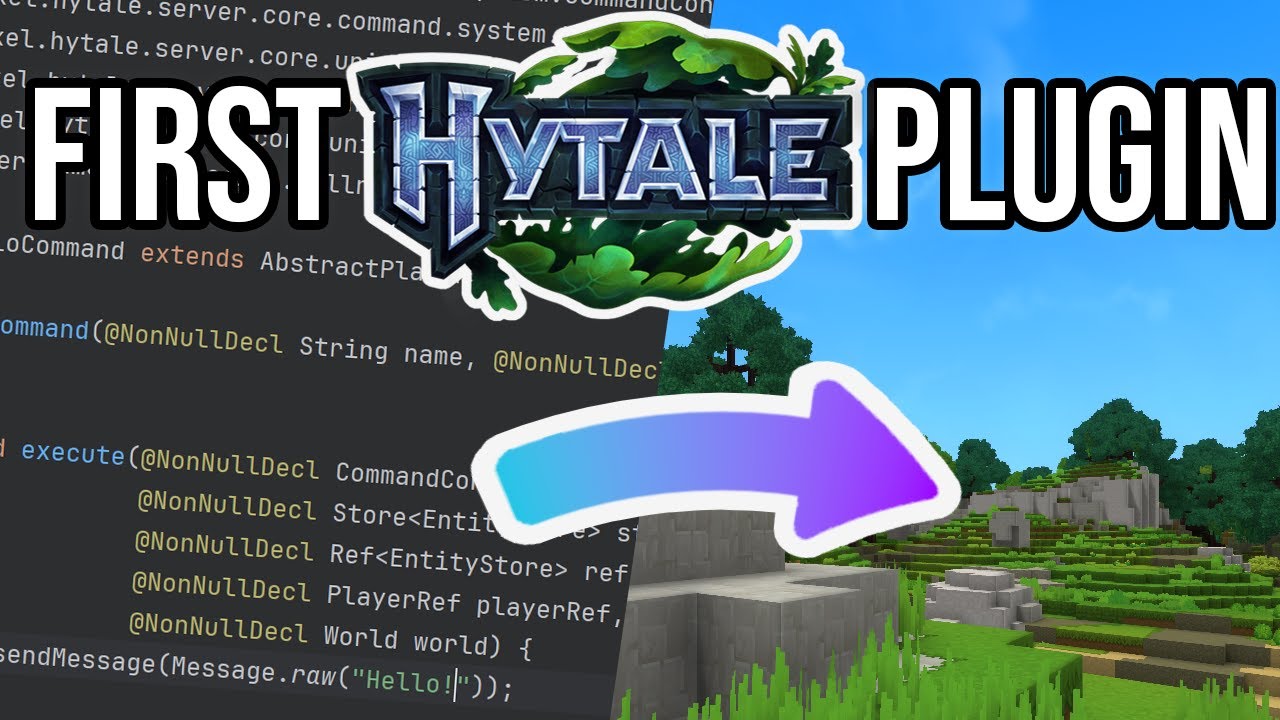 Creating Your First Hytale Plugin With Java
