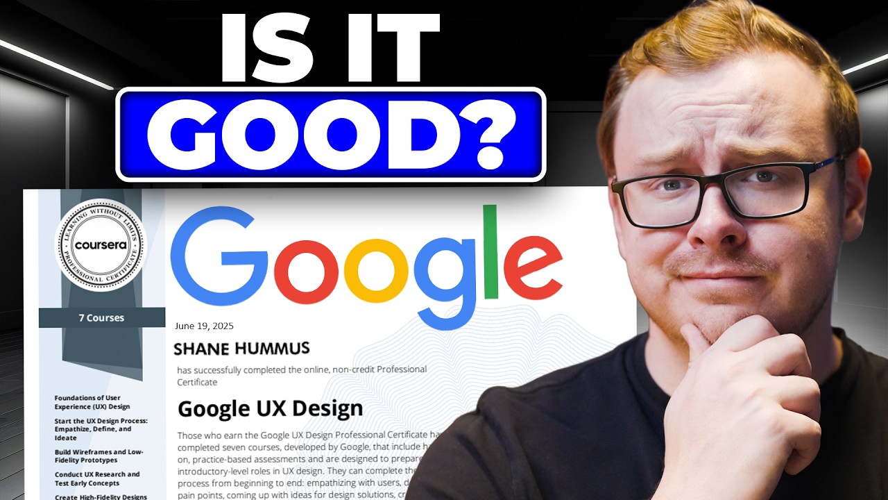 Is The Google UX Design Certificate ACTUALLY Worth It? (Review)