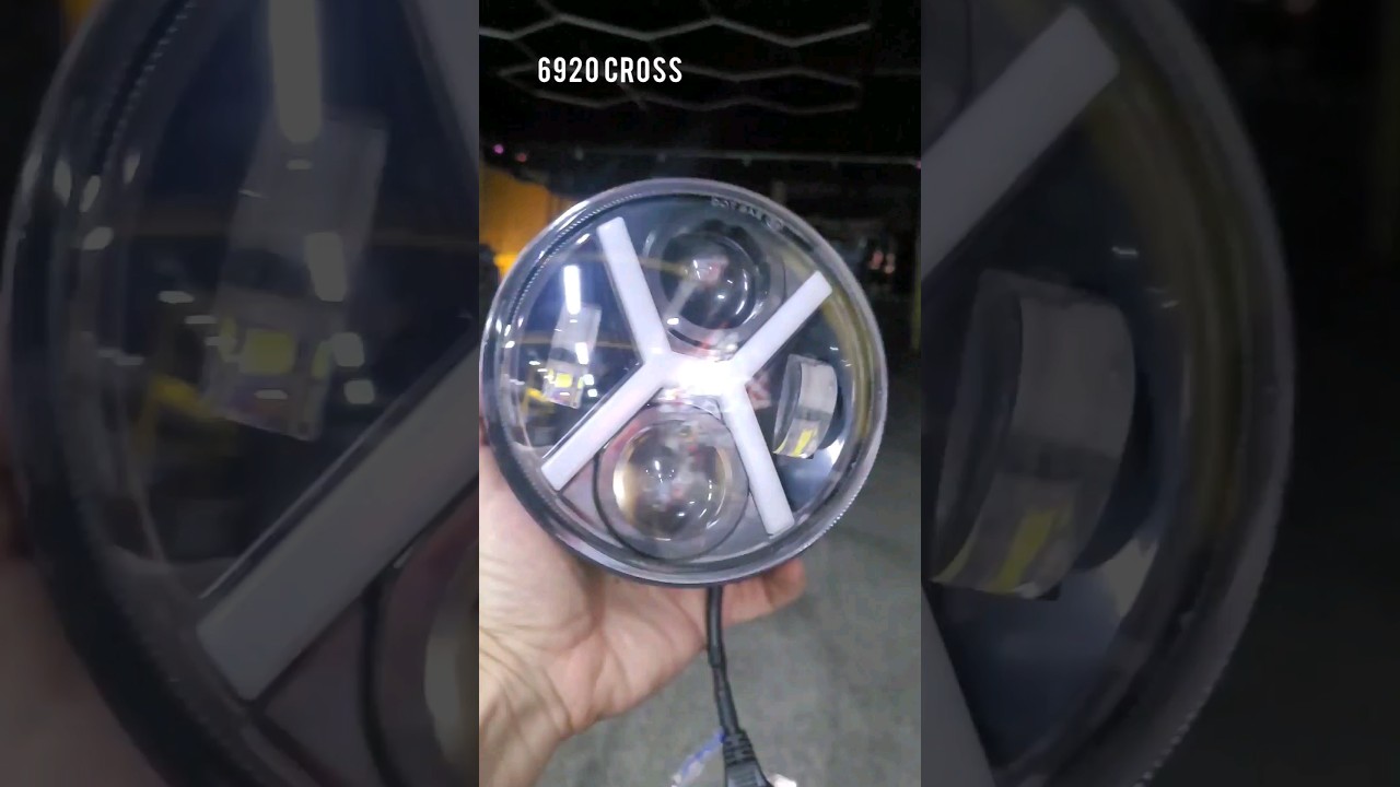 Faro led para motos y autos adaptable #autos #led #motos #royalenfield #harleydavidson #tunning