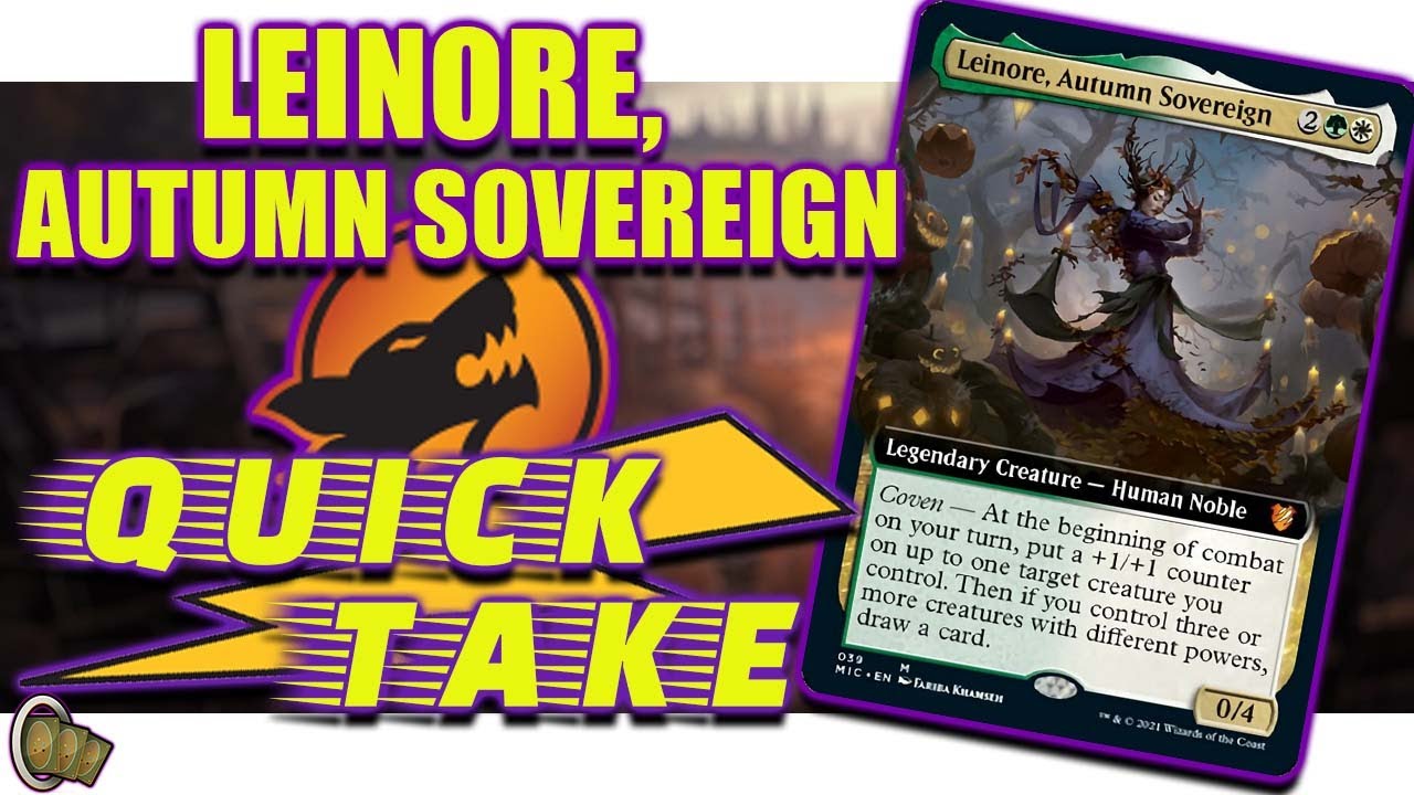 Leinore, Autumn Sovereign EDH Quick Take || The Commander Crew || Magic The Gathering