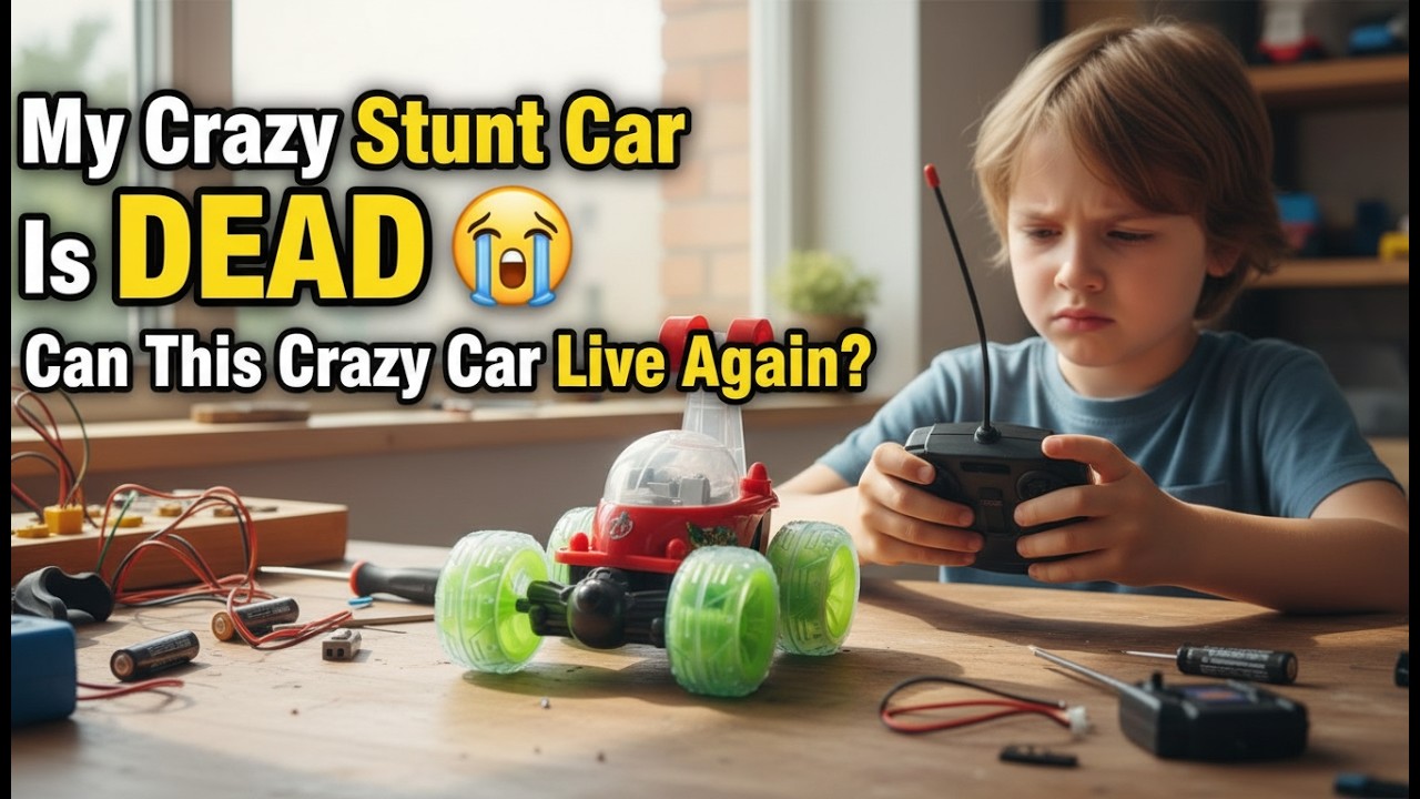 Crazy Stunt RC Car Repair | Fixing a Crazy Toy Car That Would Not Turn On