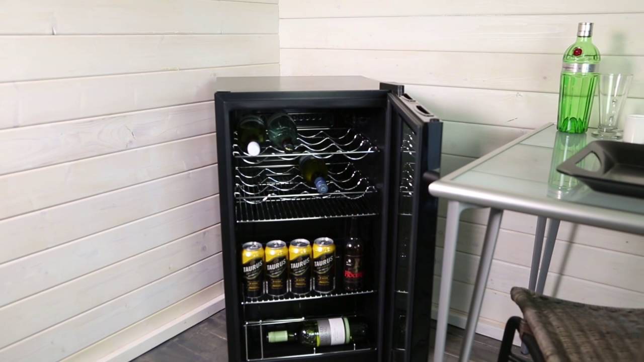 iceQ 93 Litre Under Counter Glass Door Display Fridge