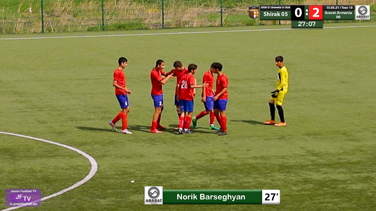 Shirak 05 (5-2) Ararat-Armenia 06 (15.05.21) U16/A, Tour 10