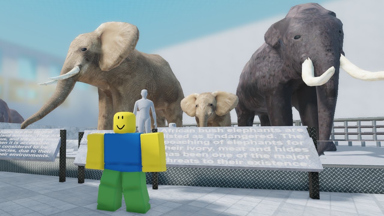 Animal World Museum of Natural History - Mammal Section Tour - Roblox