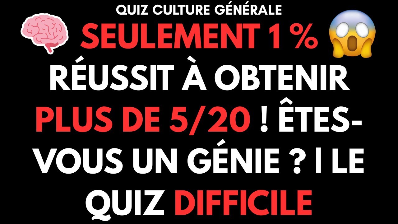 Votre Cerveau Est INCROYABLE si Vous Obtenez 10/35 ! | Le Test Impossible que 95% Ratent