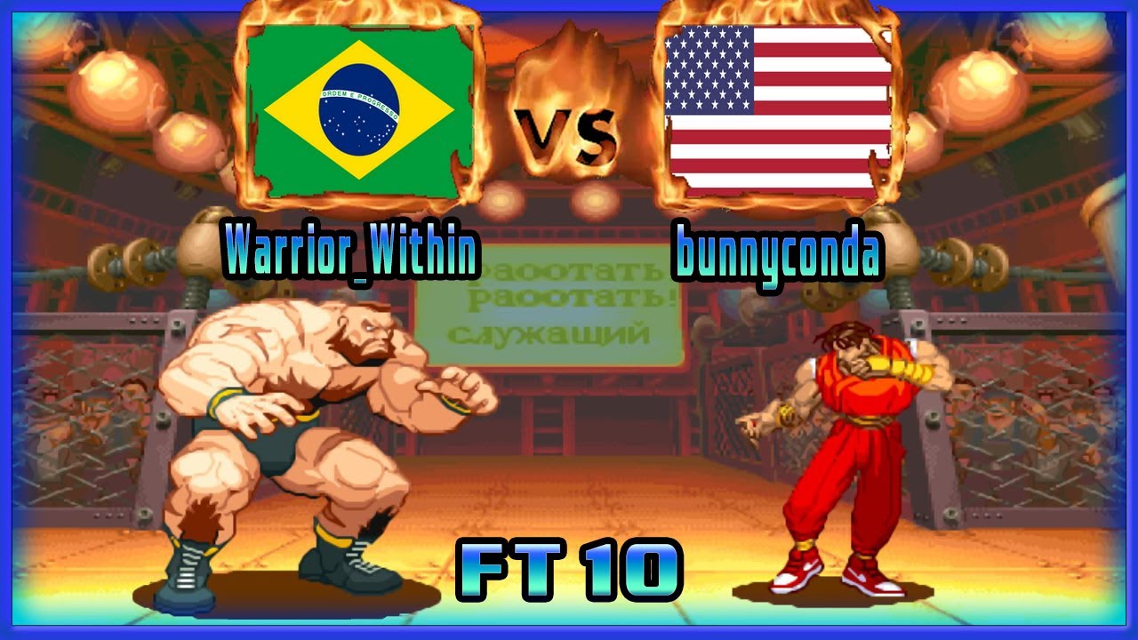 Street Fighter Alpha 2 -Warrior_Within (BRA) VS (USA) bunnyconda [sfa2/Fightcade/FT10] ストリートファイターゼロ2