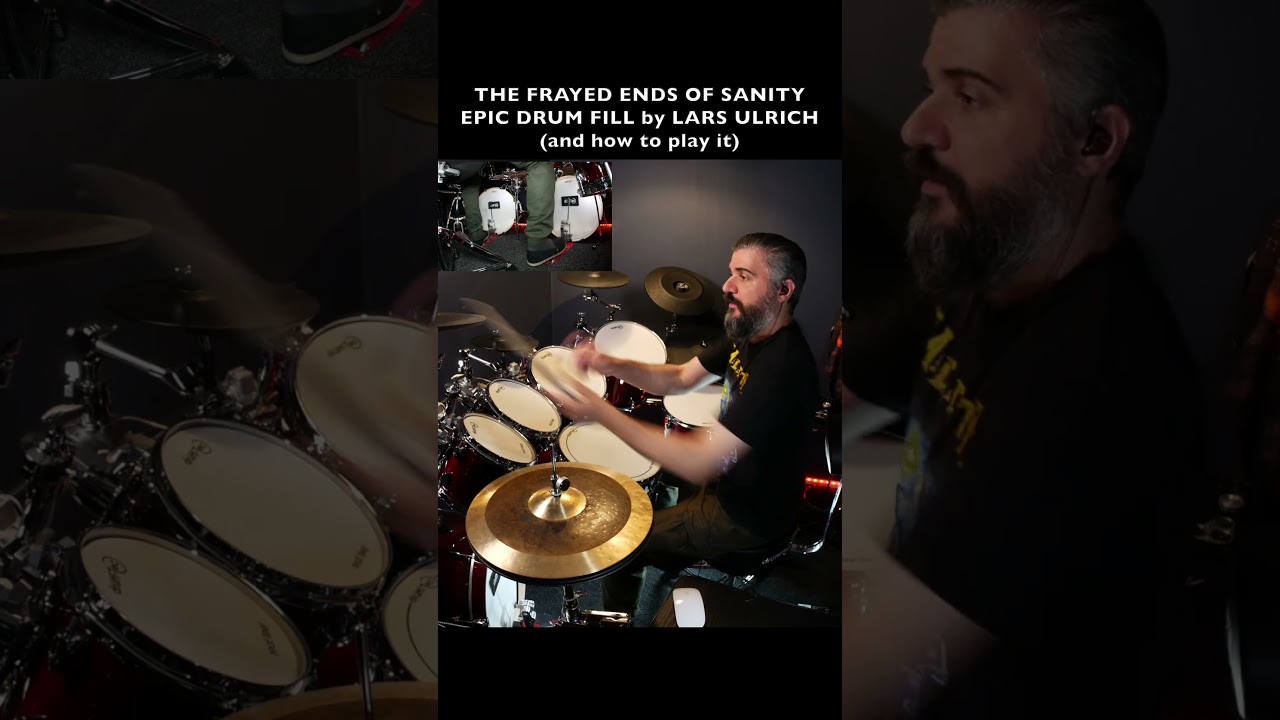 LARS ULRICH WAS INCREDIBLE! The Frayed Ends of Sanity - How to play on drums