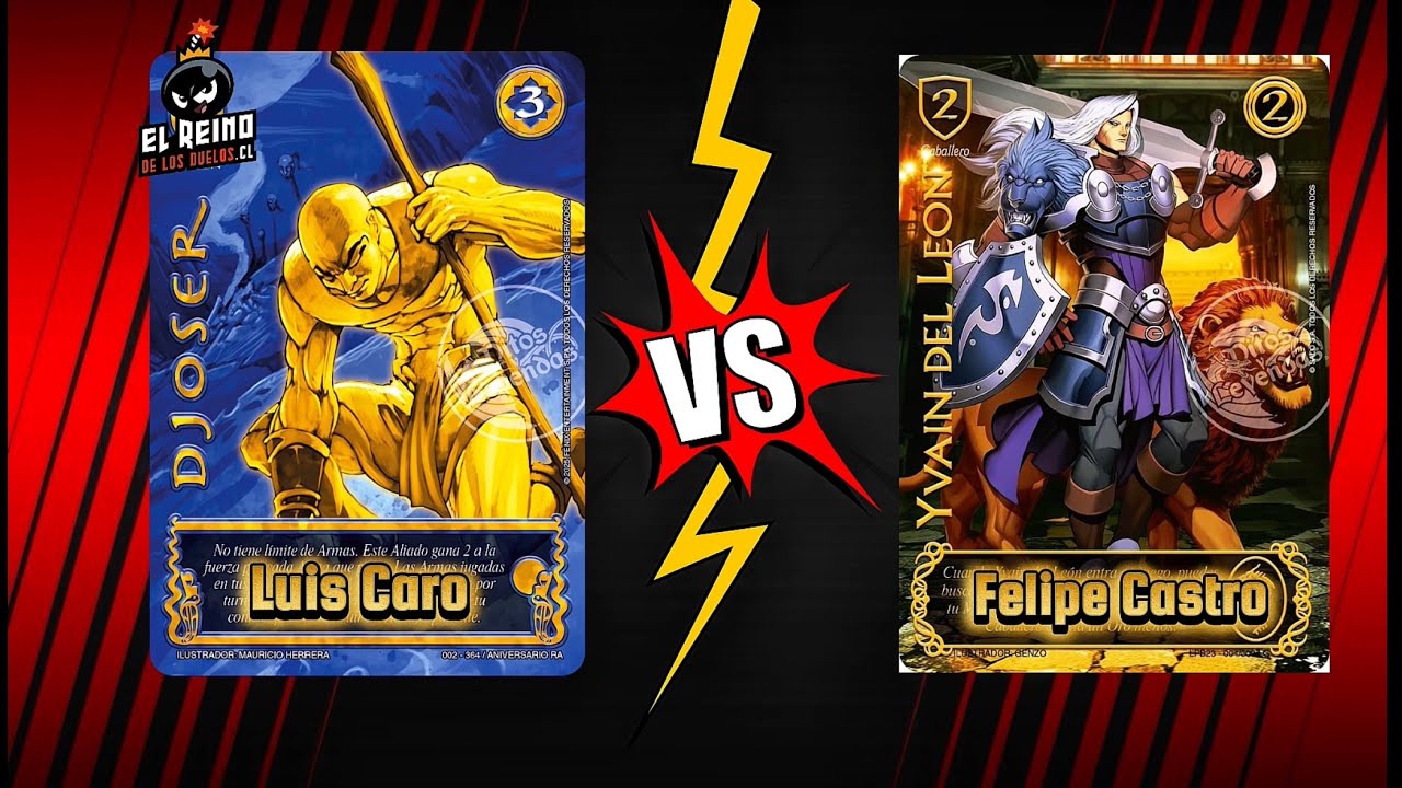 Duelo - Mazo Faraon Djoser Vs Mazo Caballero - Racial Ediciones 