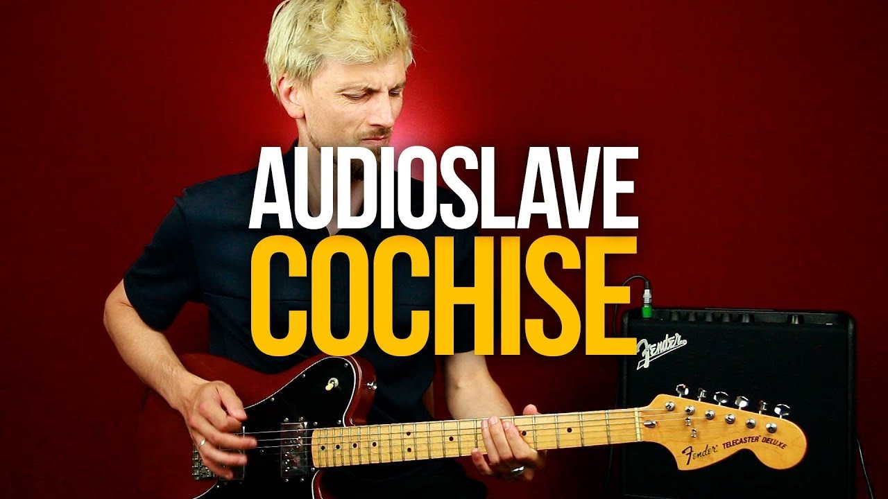 Как играть Audioslave Cochise на гитаре [простые, но очень мощные риффы]