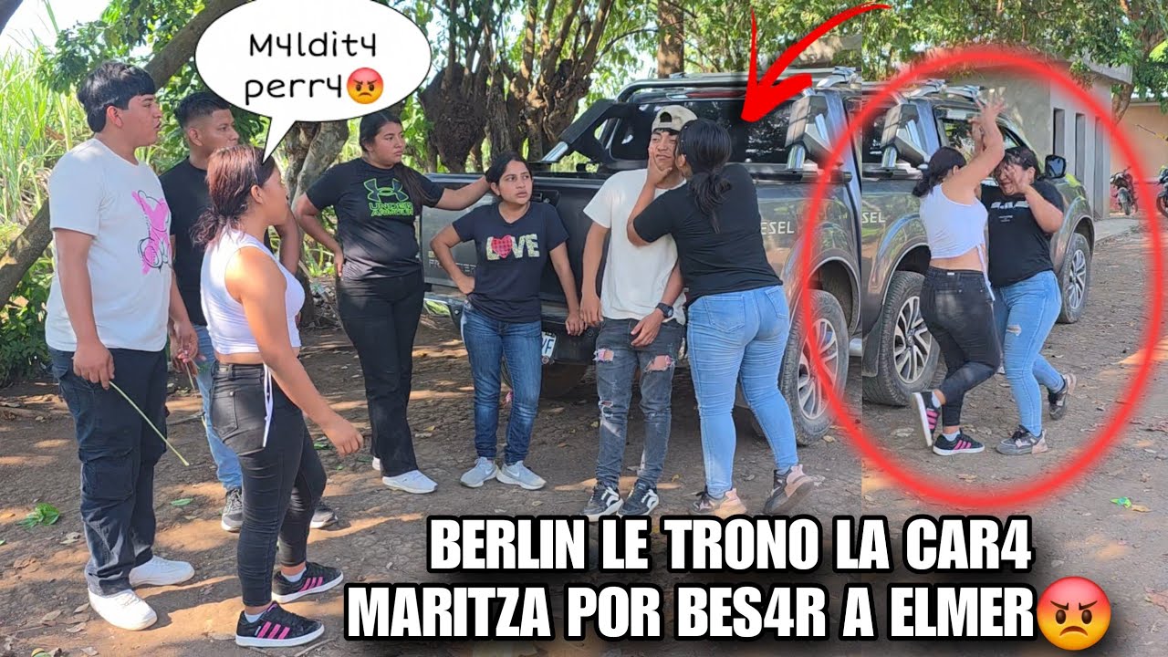 MARITZA Bes0 A ELMER Enfrente De BERLIN😍Todo Termino En Tr4gedia‼️Si No Lo Grabó No Lo Creerias😱