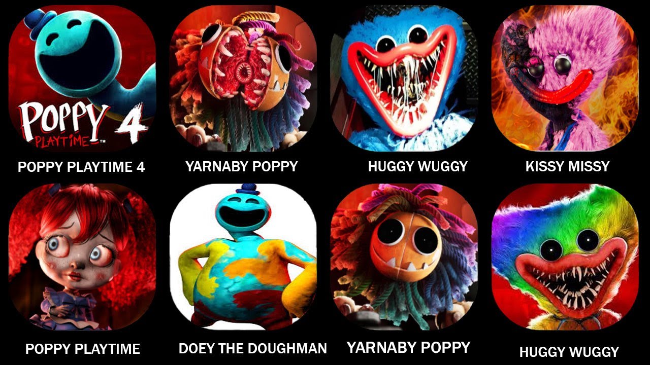 Poppy Playtime Chapter 4 FULL: PART 2 YARNABY,DOEY THE DOUGHMAN, POPPY PLAYTIME, KISSY MISSY, DOCTOR