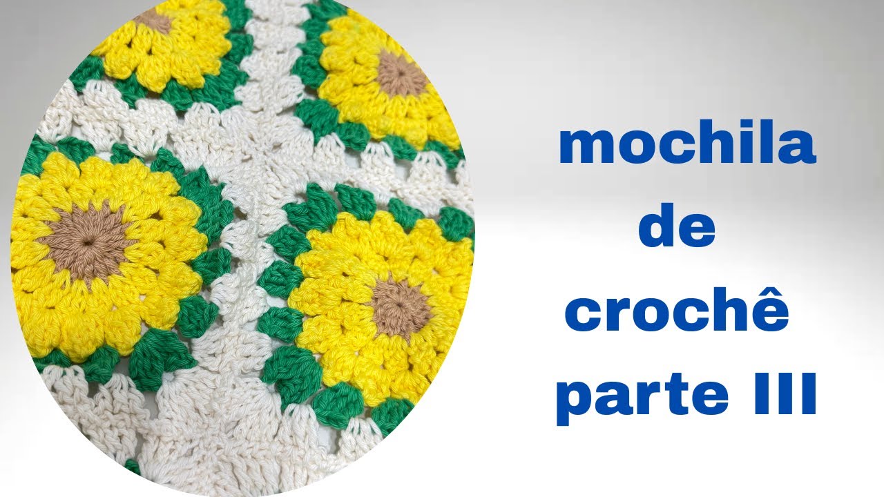 #mochila de crochê #cristinaamaduro