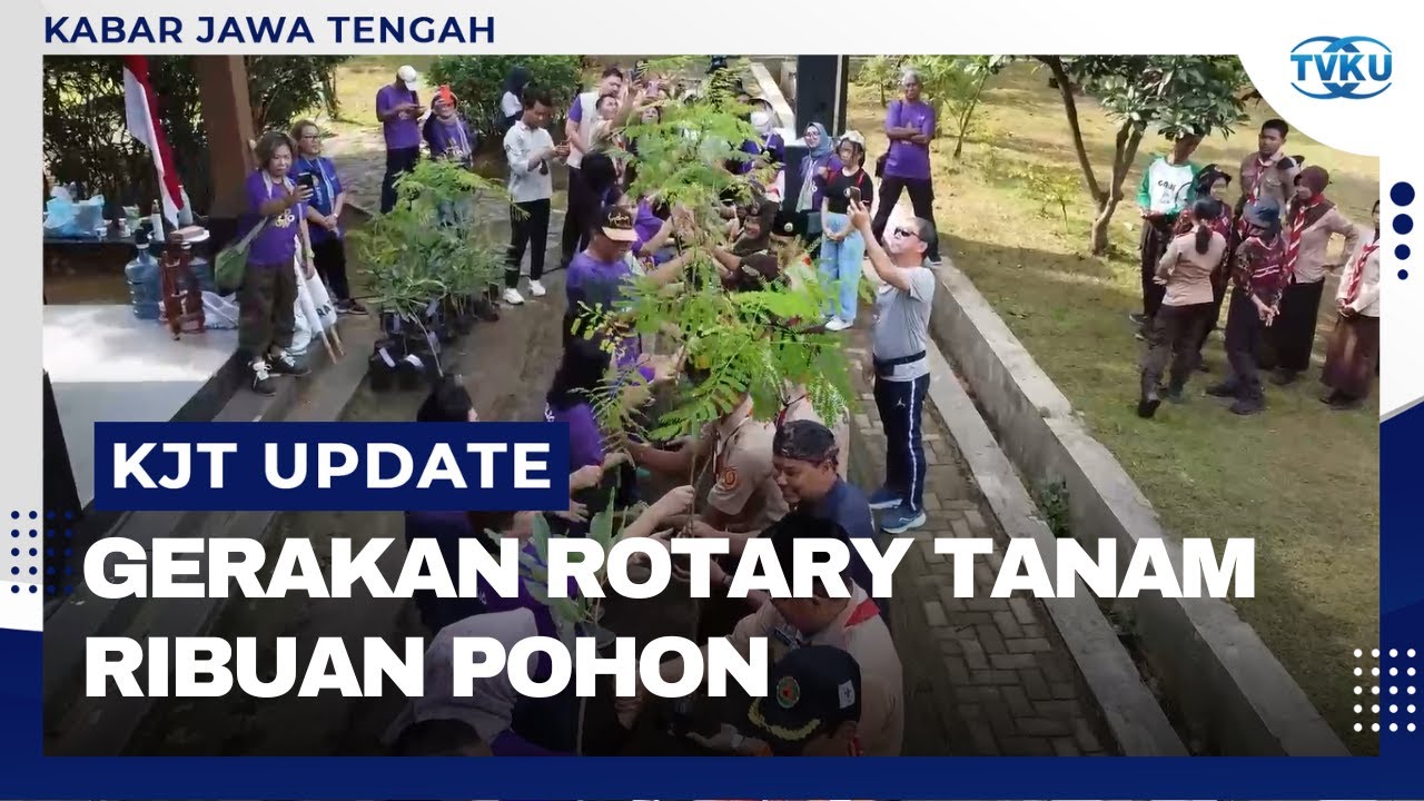 Gerakan Rotary Hijaukan Negeri, Tanam Ribuan Pohon di Kawasan Strategis