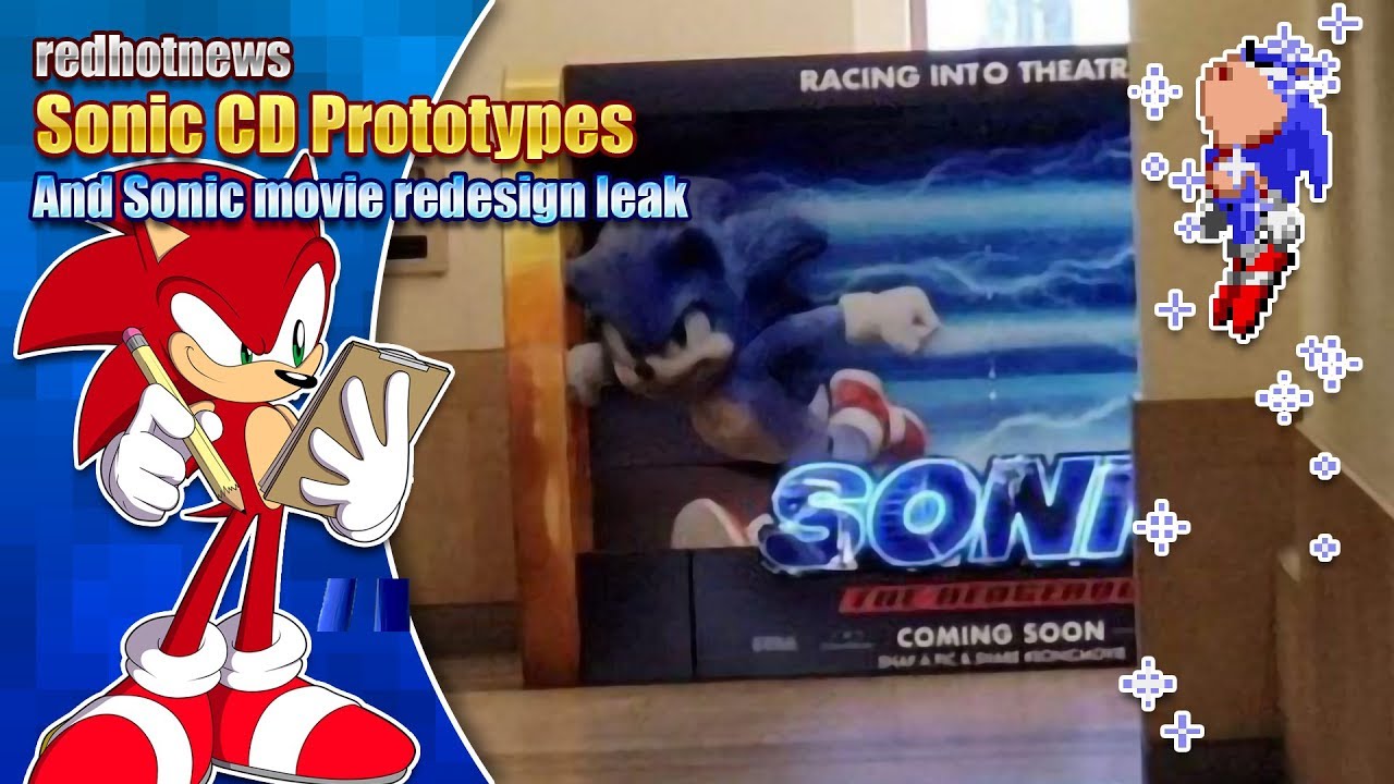 redhotnews - Sonic CD Prototypes, Sonic Movie design leaks and Studio update