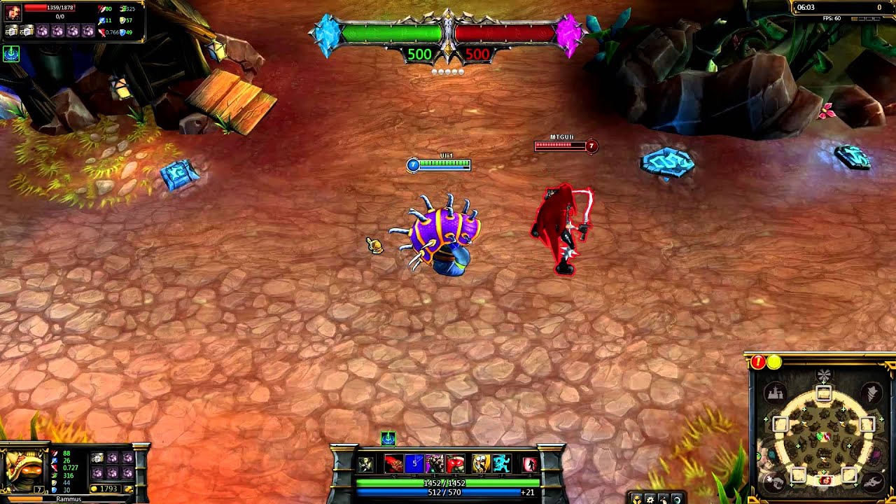 (OLD) Ninja Rammus League of Legends Skin Spotlight