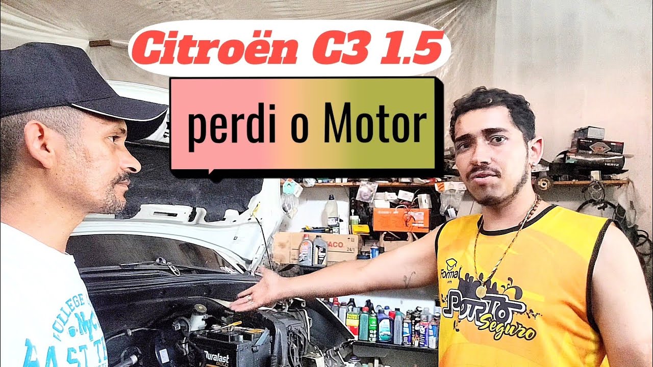 Citroën C3 Motor 1.5 o bloco vai pro lixo - um amigo veio me apoiar e vê a situação -Ep05