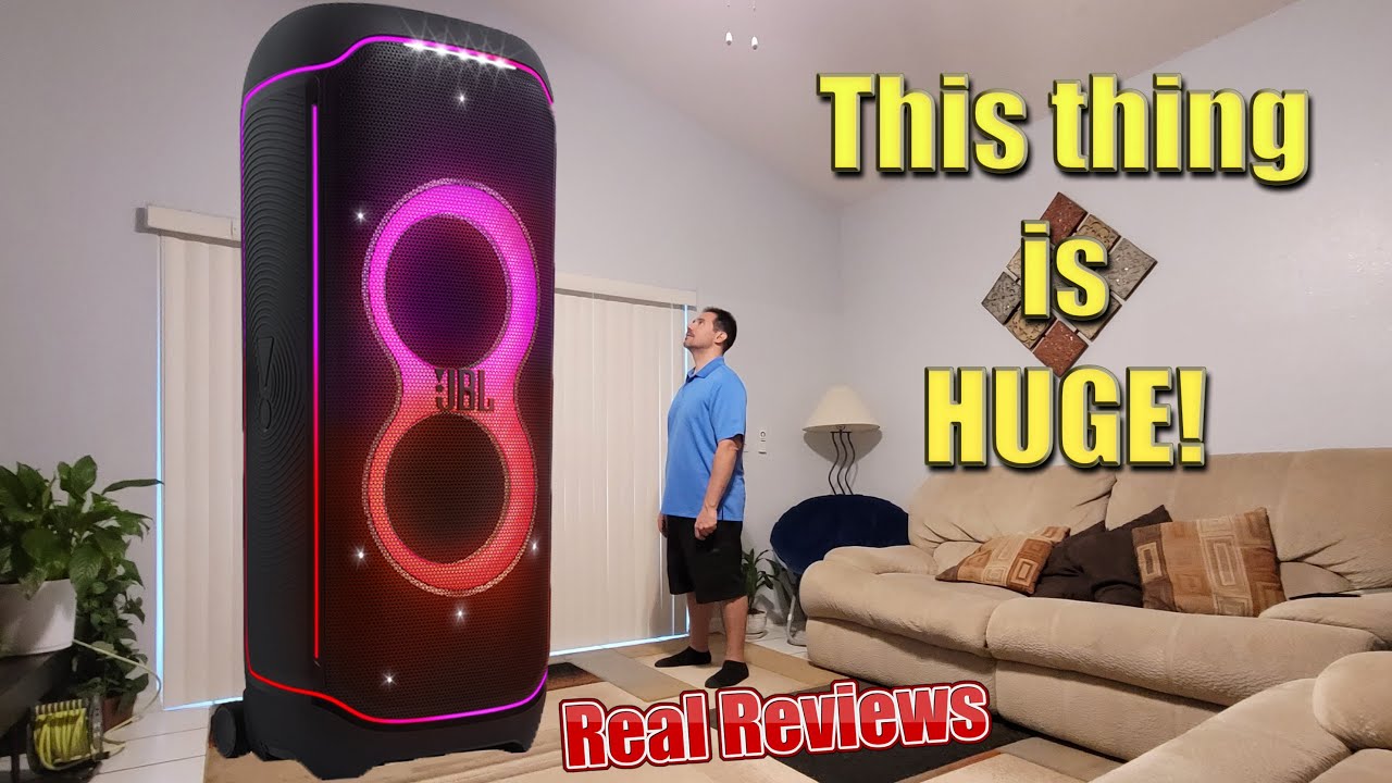 Распаковка и реальный обзор портативной акустической системы JBL Partybox Ultimate