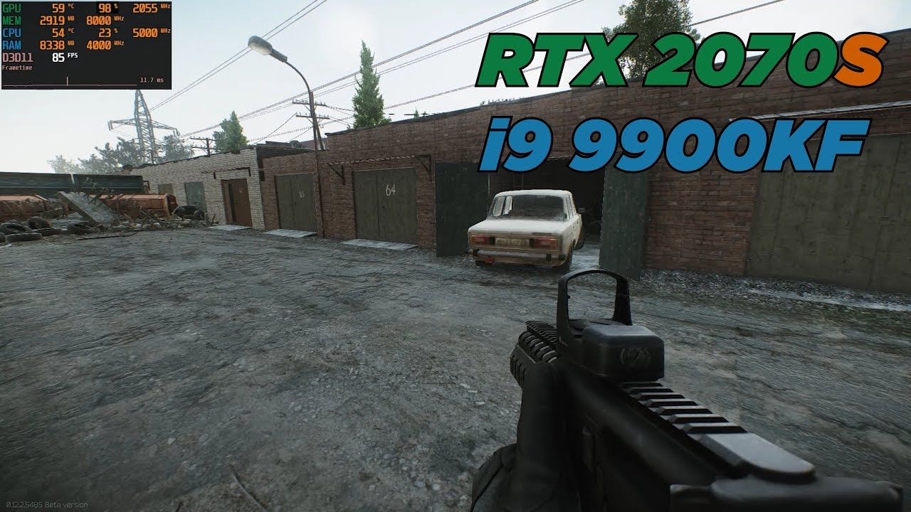 Escape from Tarkov - i9 9900KF/RTX 2070 Super (1080p)