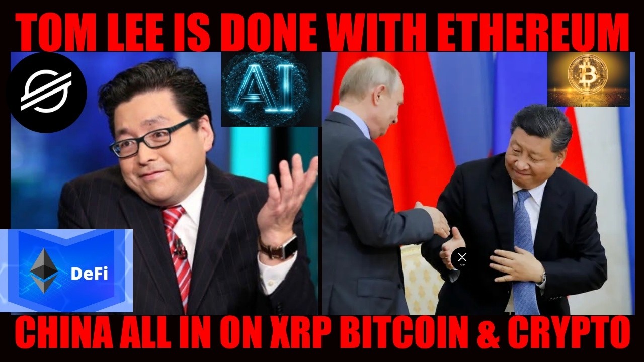 ЧТО ЗА ФИГНЯ! Том Ли покончил с Ethereum! Китай ставит всё на XRP, Bitcoin и крипту!