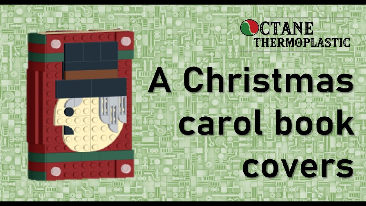 Lego Christmas Carol Book Covers!- (mock'd)