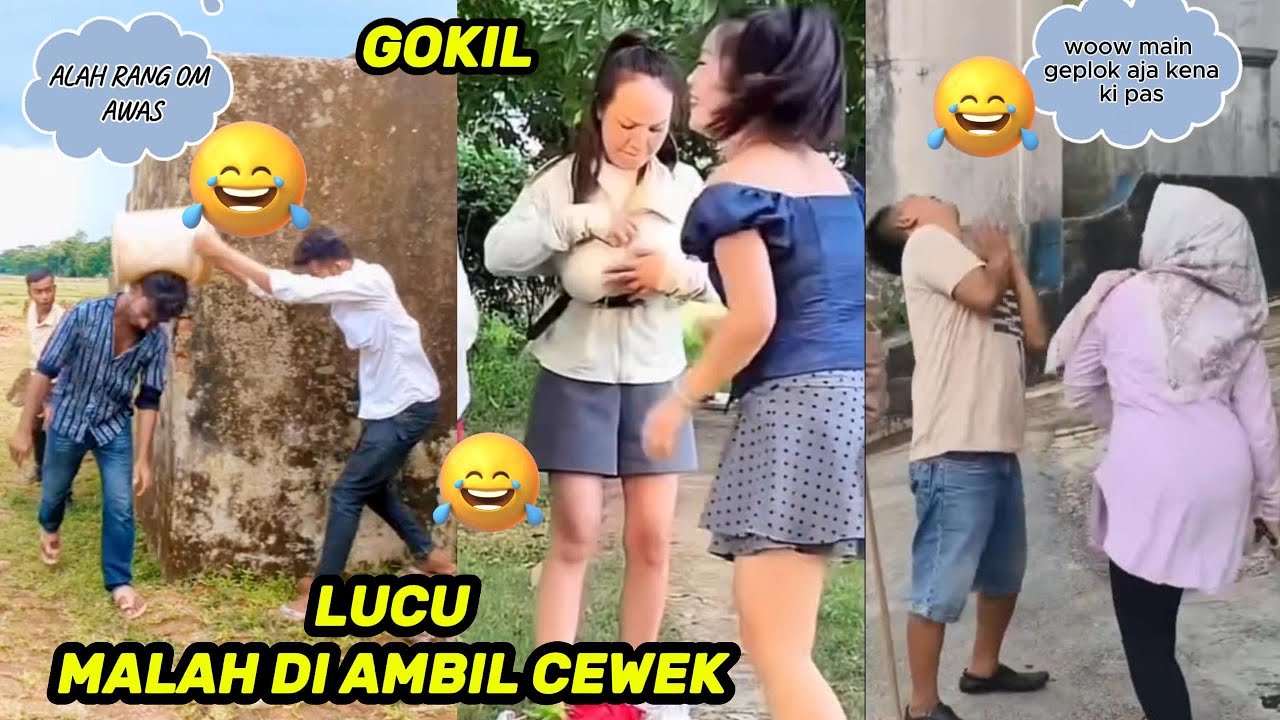 DRAMA GOKIL DI AJAK CEWEK  KOCAK !!! KUMPULAN VIDIO LUCU