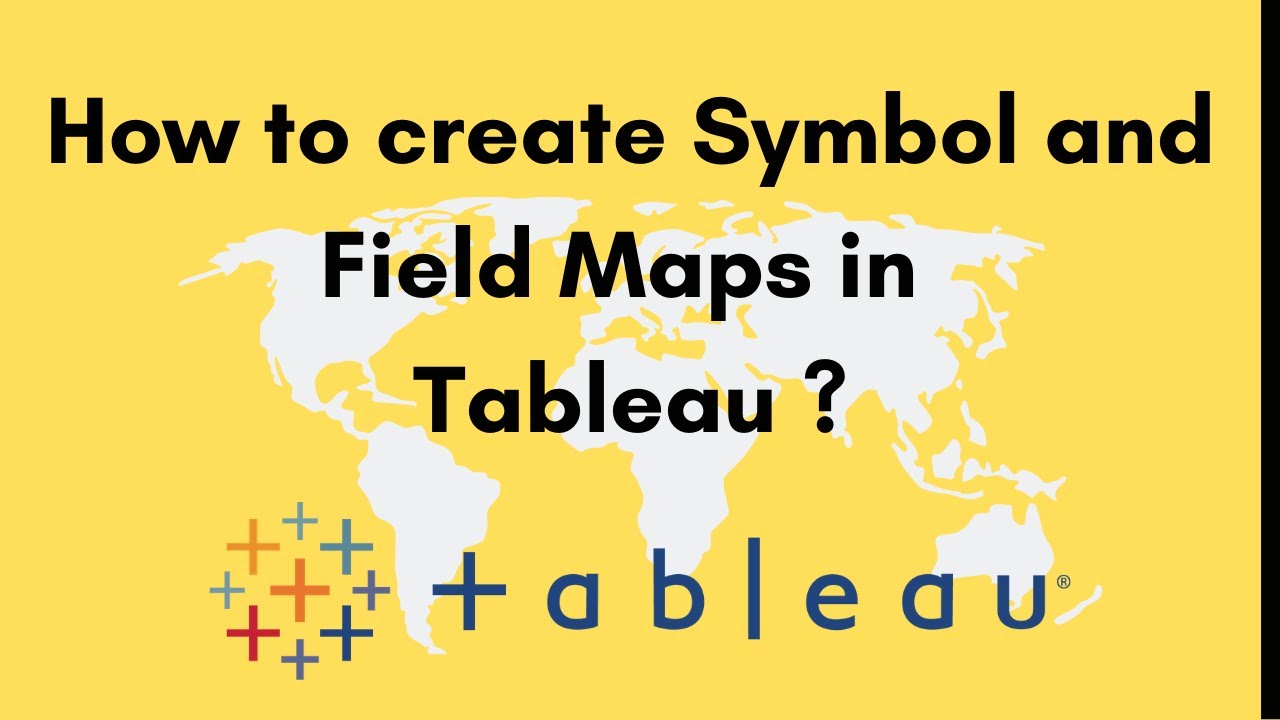 How to create Symbol and Field Maps in Tableau along with Mapbox integration?