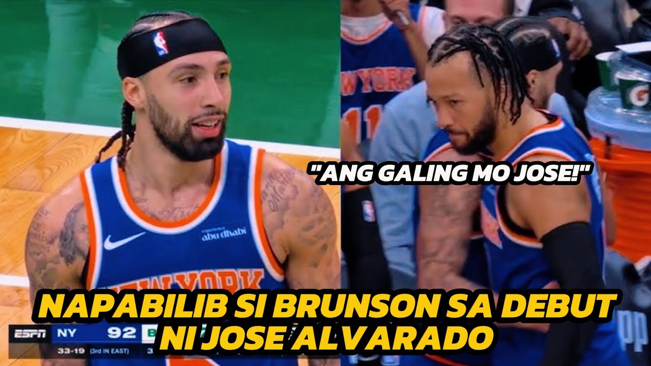 Grabe ang Grand Theft Alvarado! Jose Alvarado, Pasabog sa Knicks Debut!