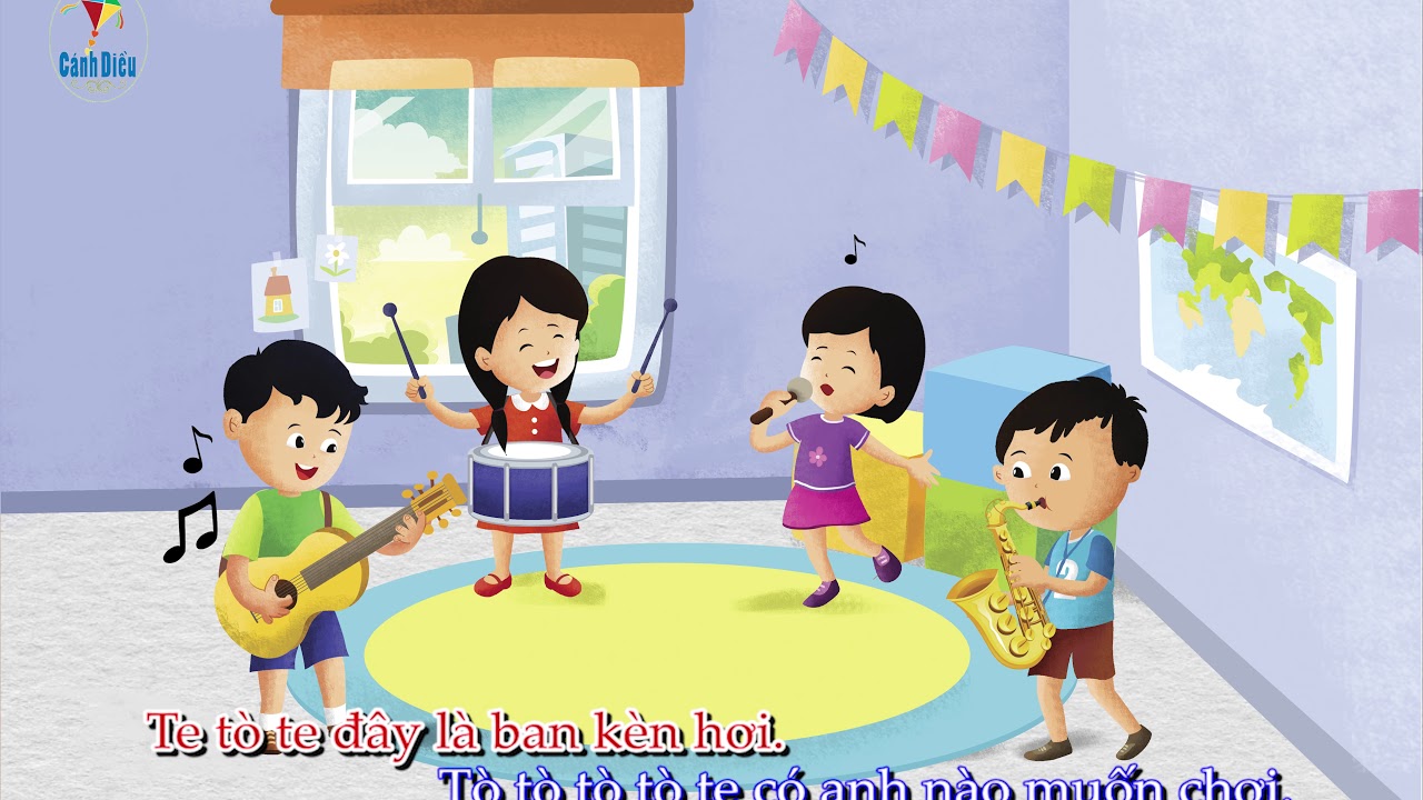 Đội k&egrave;n t&iacute; hon (H&aacute;t mẫu): Chủ đề 8 - SGK &Acirc;m nhạc 1 - C&aacute;nh diều