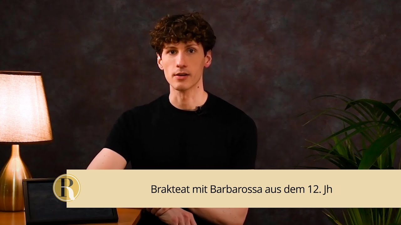 Brakteat mit Barbarossa aus dem 12. Jh - geschichtlicher Hintergrund