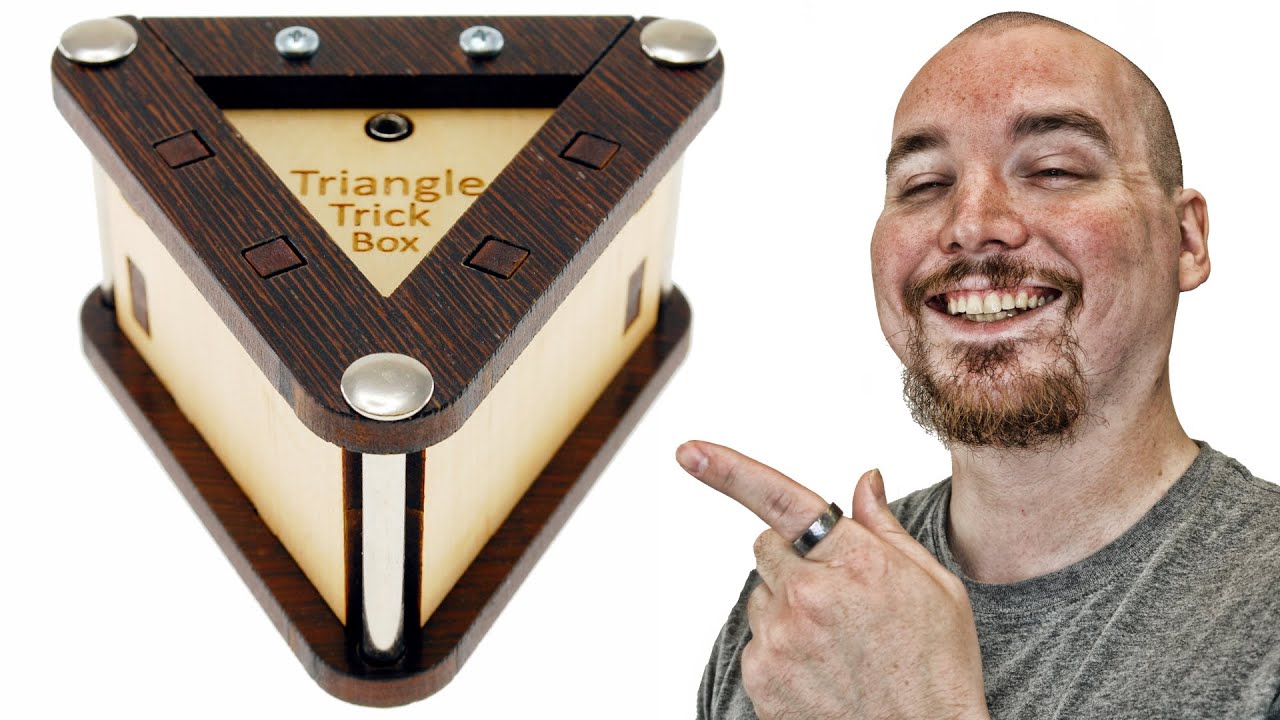 Triangle Trick Box wood puzzle from Jean Claude Constantin - Solution