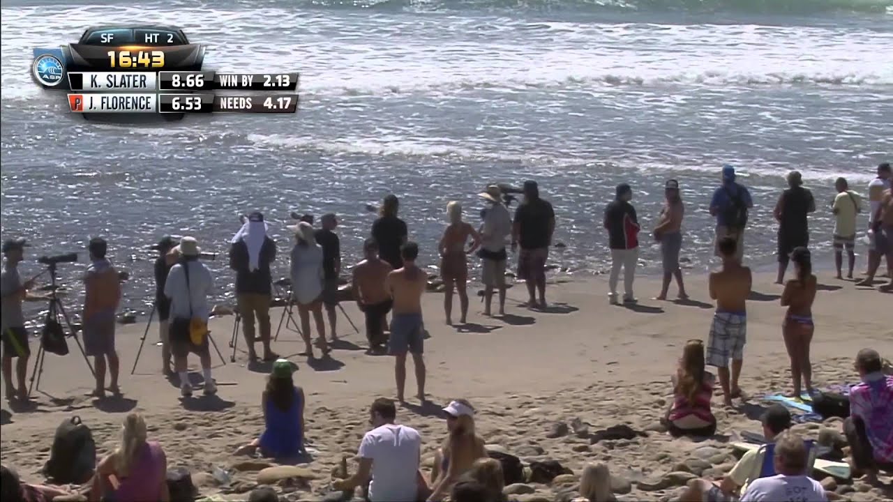 John John Florence vs. Kelly Slater - Semifinals - 2014 Hurley Pro at Trestles