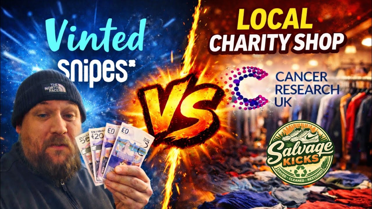 Is sourcing from vinted better then sourcing from local charity shop lets find out with a £25 budget