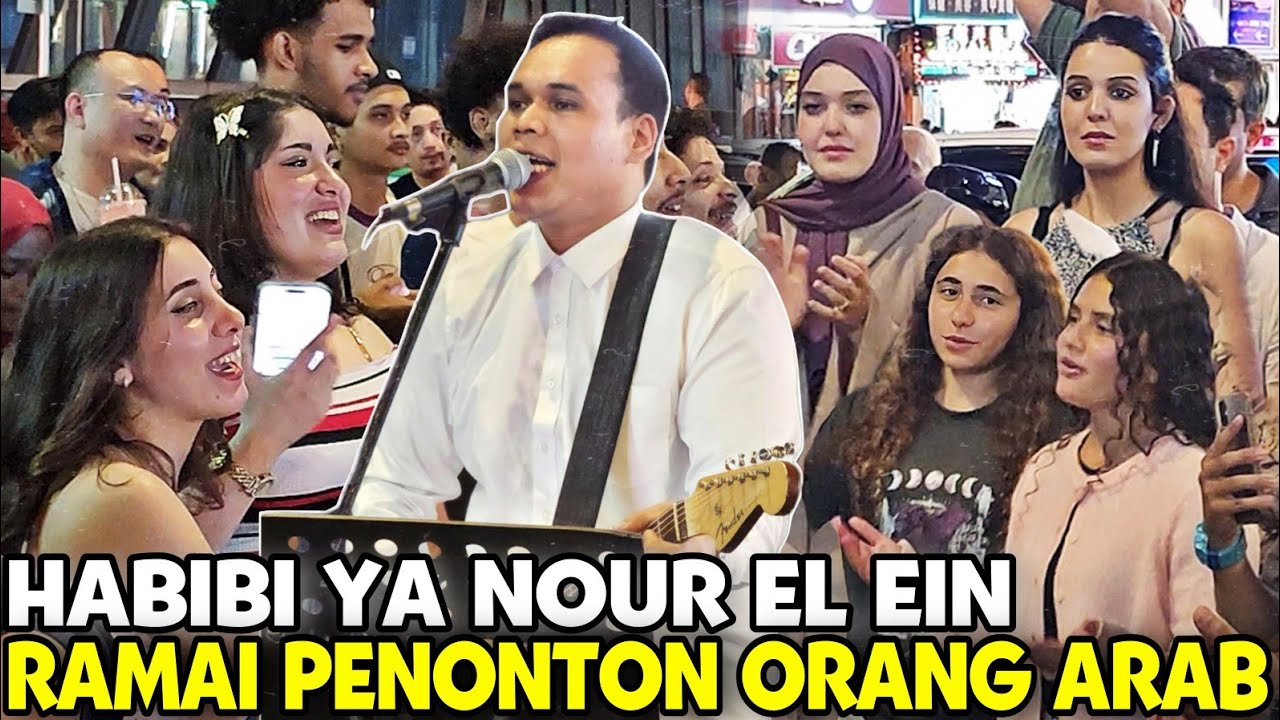 Kecantikan gadis arab Tarik Perhatian Penonton | Siap menyanyi dan bergelek Layan Lagu arab “