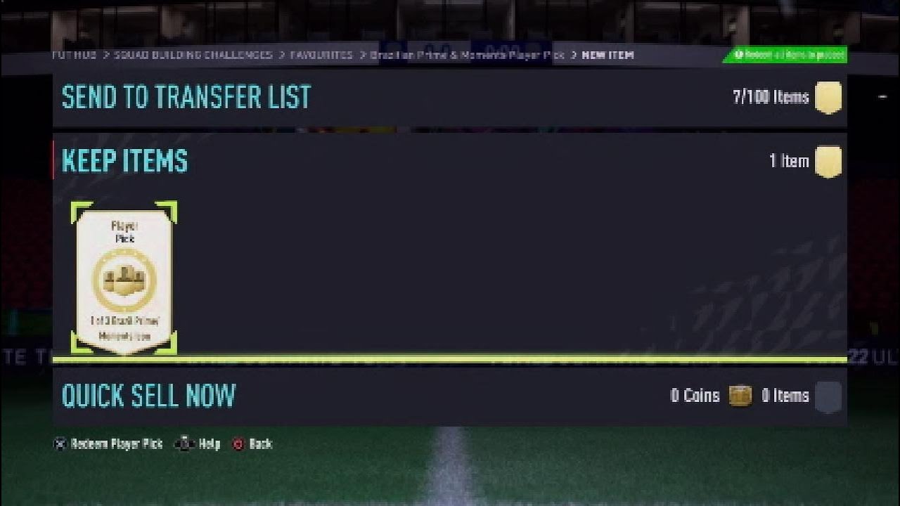 OMG!!! 1 OF 3 BRAZILIAN PRIME/MOMENTS ICON PLAYER PICK