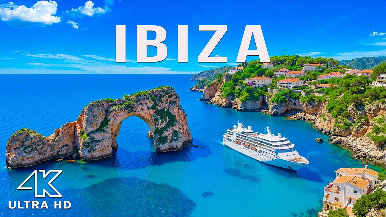 Ibiza 4K Drone Footage 2026 🇪🇸 Sun Beaches, Crystal Clear Lagoons & Vibrant Mediterranean Views ✨