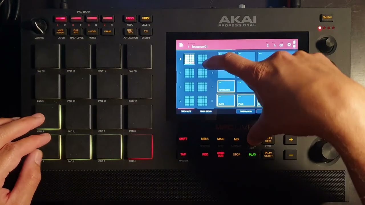 first track with the MPC Live 2