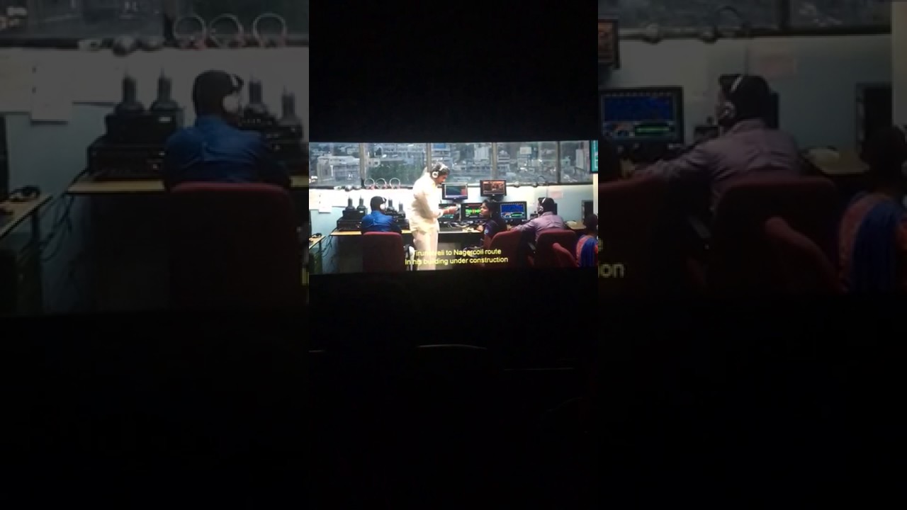 Bhairavaa climax fight. Theatre response
