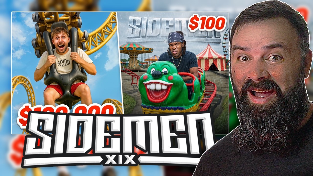 SIDEMEN $100,000 VS $100 THEME PARK (EUROPE EDITION) (Reaction) | OrvieWoah Reacts