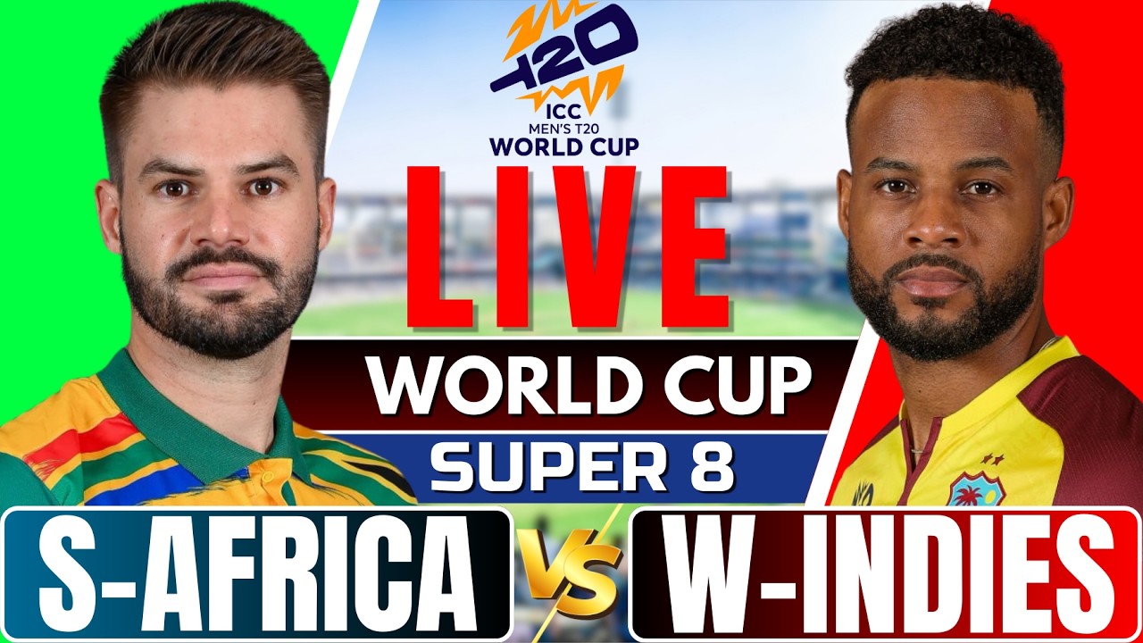 T20 World Cup 2026 live – West Indies VS South Africa, Live Score & Commentary | live cricket match