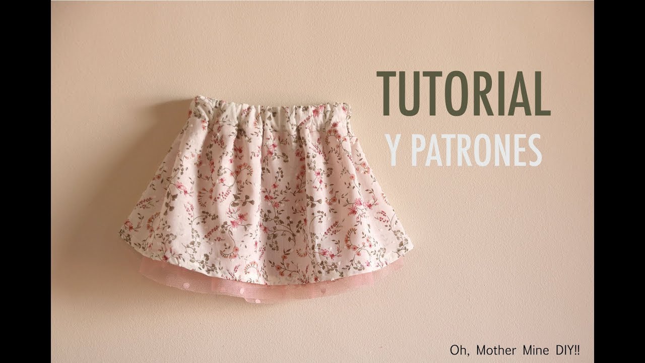 Conjunto blusa y falda parte 1: aprender a coser la falda (patrones gratis)