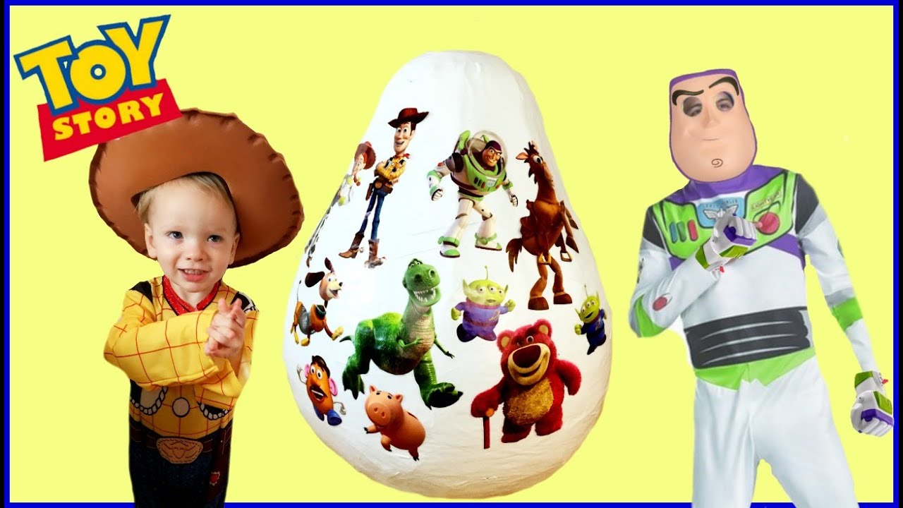 GIANT TOY STORY SURPRISE EGG!