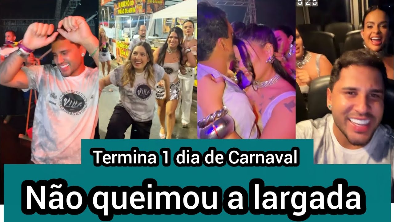 Lucas Guimarães é paquerado por mulheres no carnaval e termina primeiro noite tranquilo sem beber