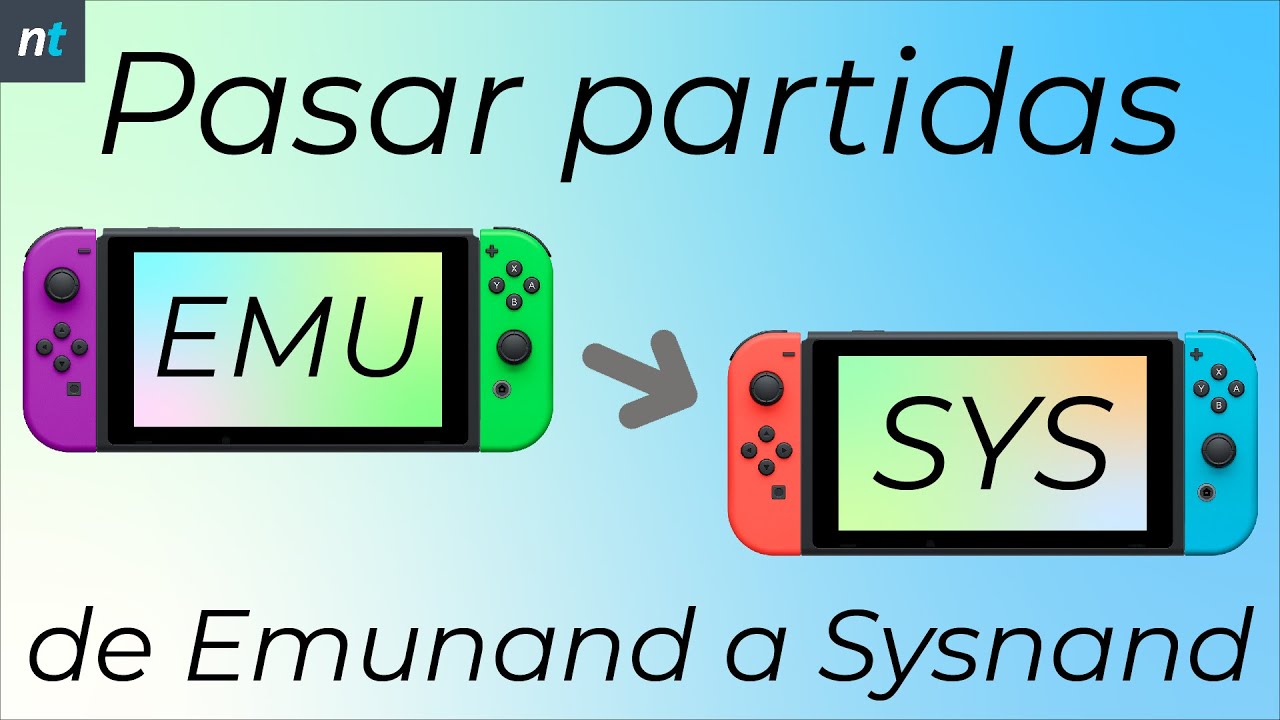 PASAR PARTIDAS DE EMUNAND A SYSNAND - Transferir saves entre sistemas Nintendo Switch
