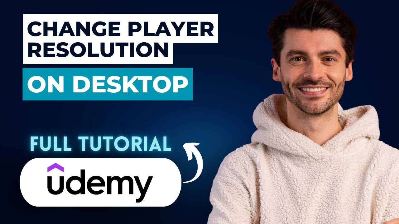 How to Change Udemy Player Resolution on Desktop [2026 Full Guide]